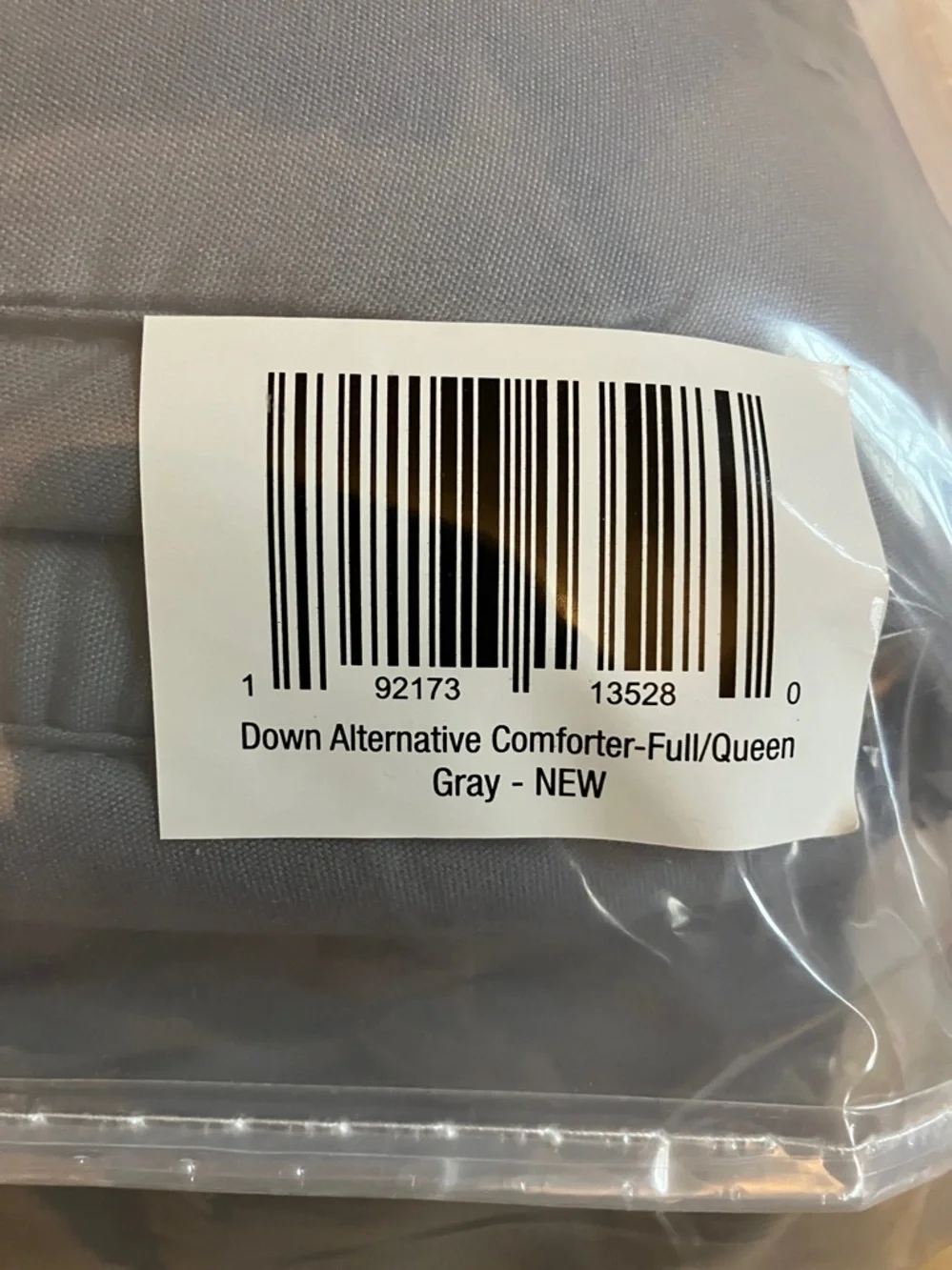 New with Tags - MDesign Grey Down Alternative Comforter - Full / Queen